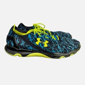 Men’s Under Armour SpeedForm Apollo running shoes Size 9.5 Blue/green